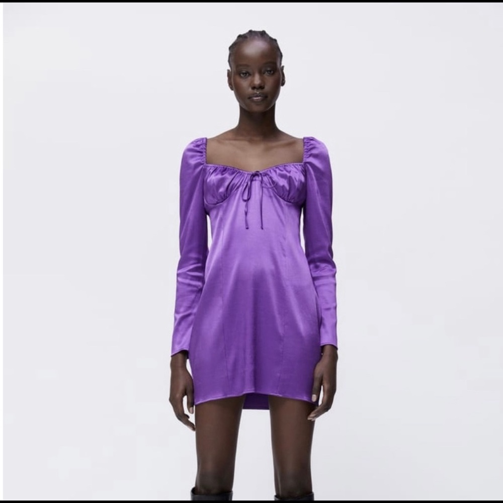 Purple Zara mini dress